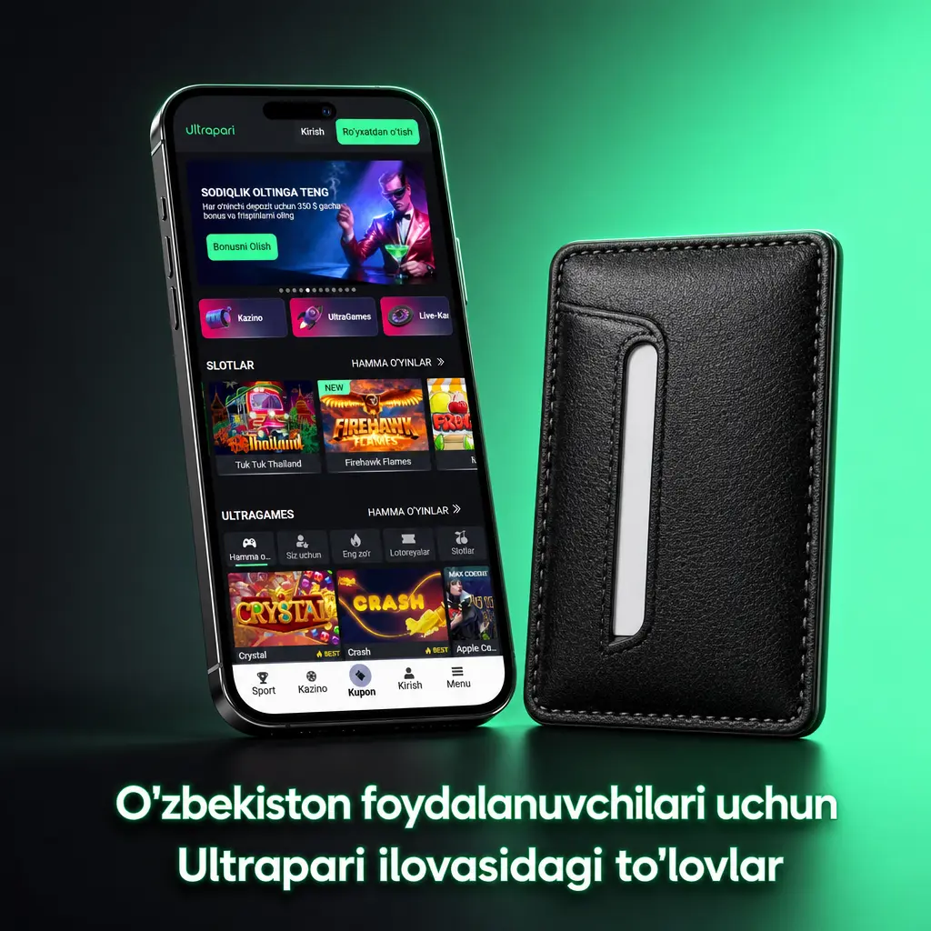 Ultrapari ilovasida O'zbekiston foydalanuvchilari uchun Uzcard, Humo va kriptovalyuta orqali to'lov usullari
