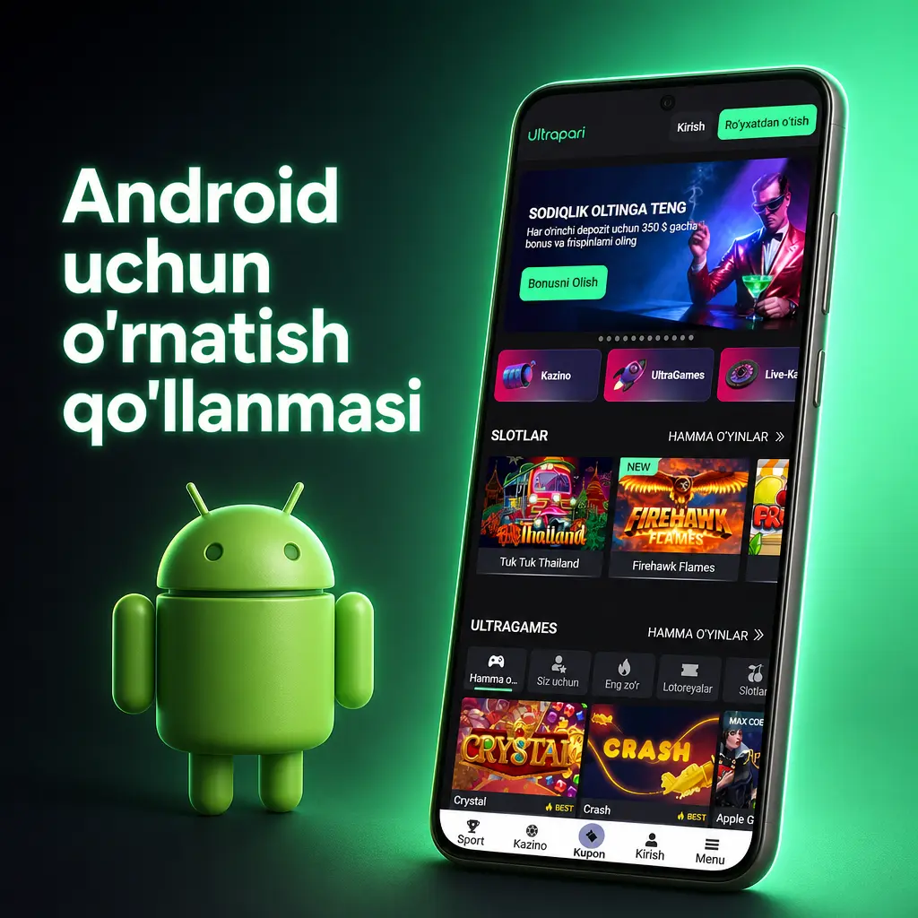 Android uchun APK faylini yuklab o'rnatish va ilovadan foydalanish bo'yicha qadamma-qadam qo'llanma