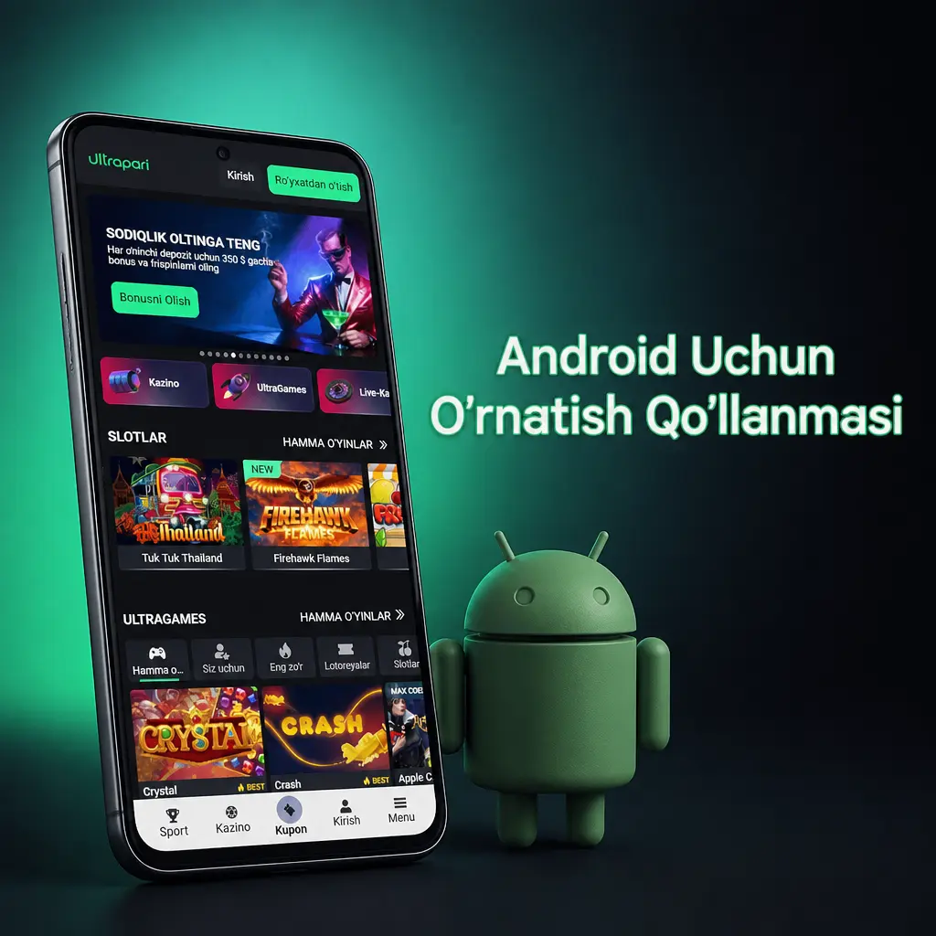 Android uchun Ultrapari ilovasini o'rnatish bosqichlari: yuklab olish, ruxsat berish va hisob ochish qo'llanmasi
