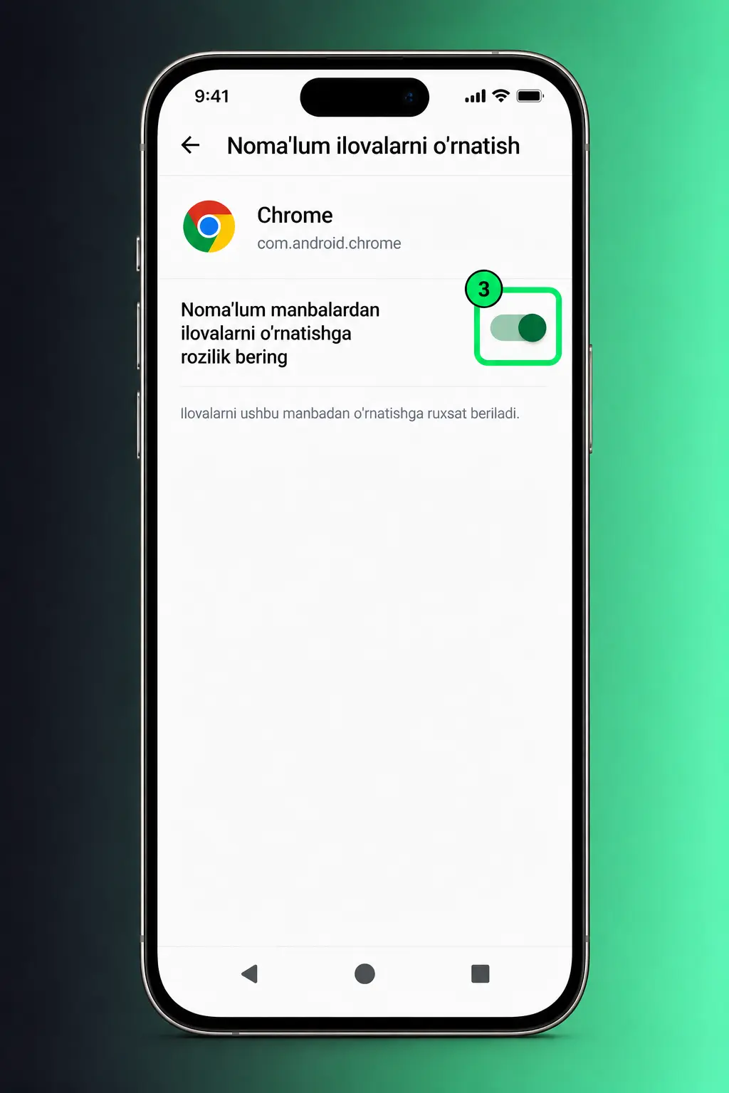 Ultrapari APK faylini Androidga yuklab olish va o'rnatish bosqichlarini ko'rsatuvchi qo'llanma rasmi