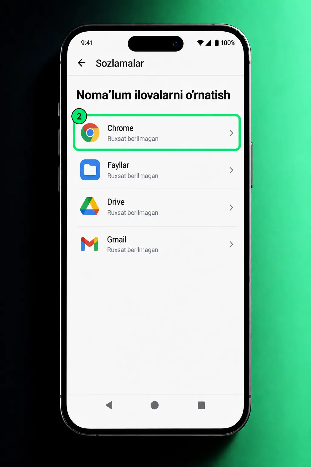 Aviator o'yinini Android qurilmaga APK fayli orqali yuklab olish va o'rnatish bosqichlari ko'rsatilgan skrinshot