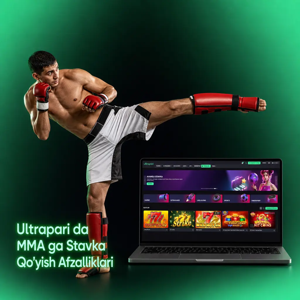 Ultrapari platformasida MMA ga stavka qo'yishning afzalliklari: past marja, 20+ bozor, tezkor pul yechish va katta bonuslar