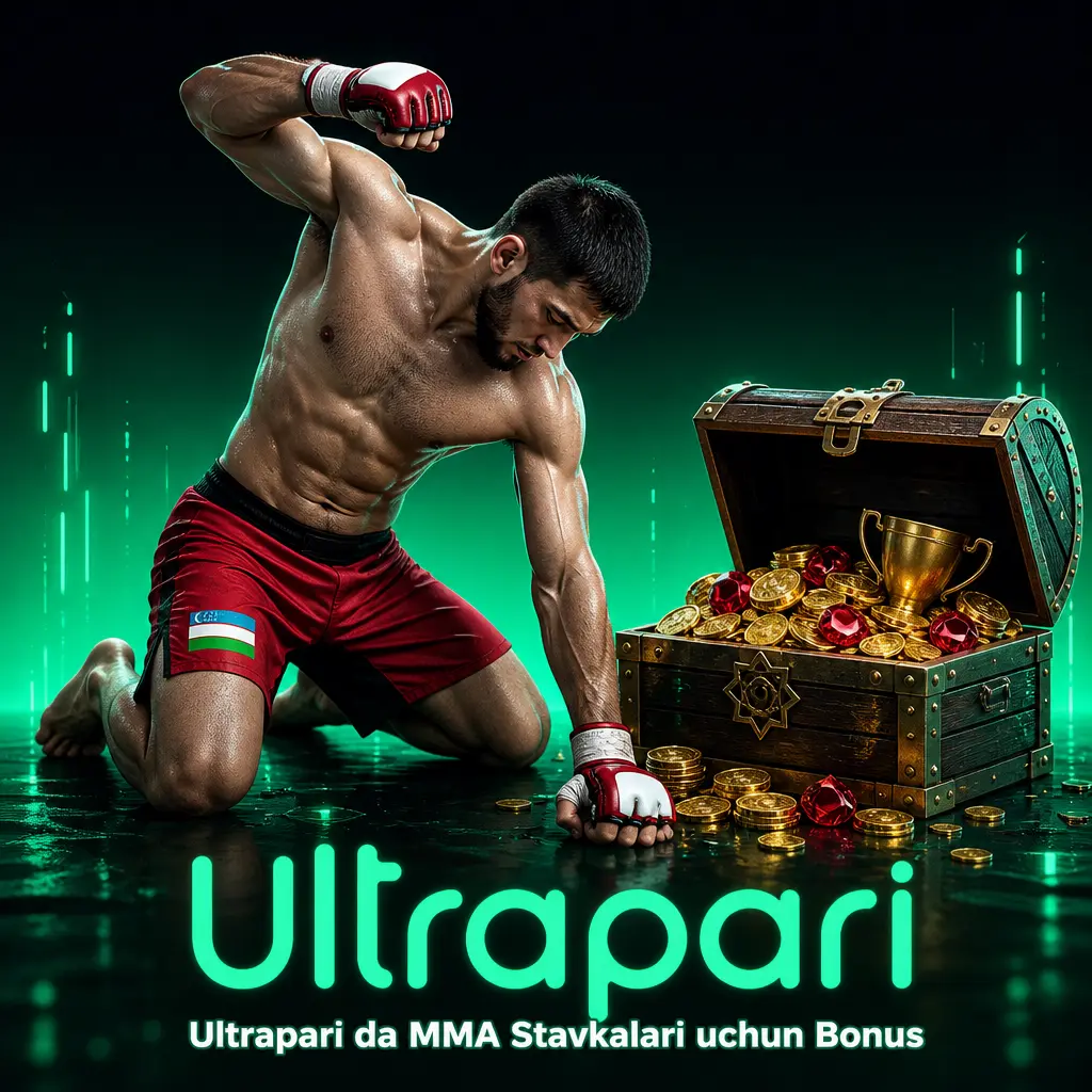 Ultrapari MMA stavkalari uchun 100% birinchi depozit bonusi, 2 000 000 so'mgacha