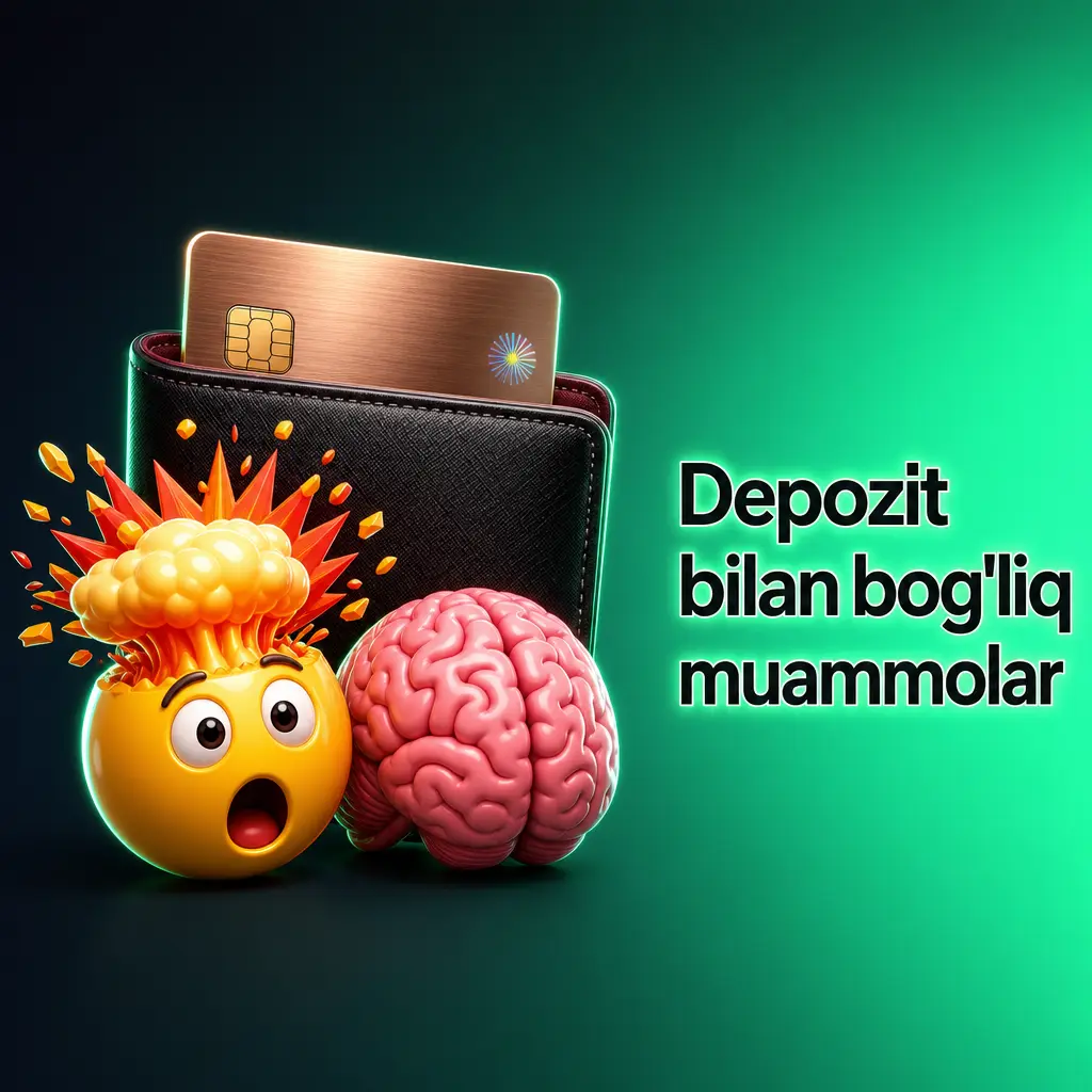 Depozit bilan bog'liq texnik va foydalanuvchi xatolari hamda ularning yechimlari ko'rsatilgan tasvir