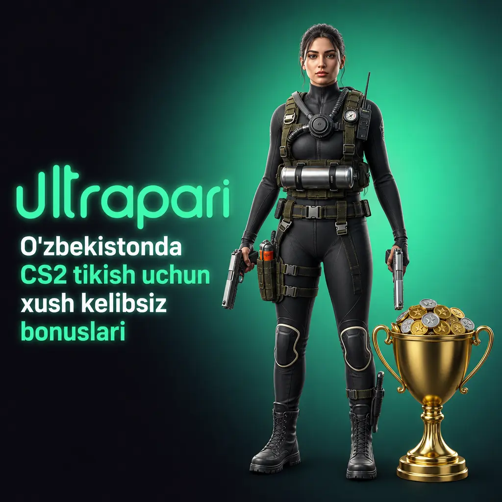 Ultrapari O'zbekistonda CS2 tikish uchun 1730 USD va 150 FS xush kelibsiz bonusi taklif etilmoqda.
