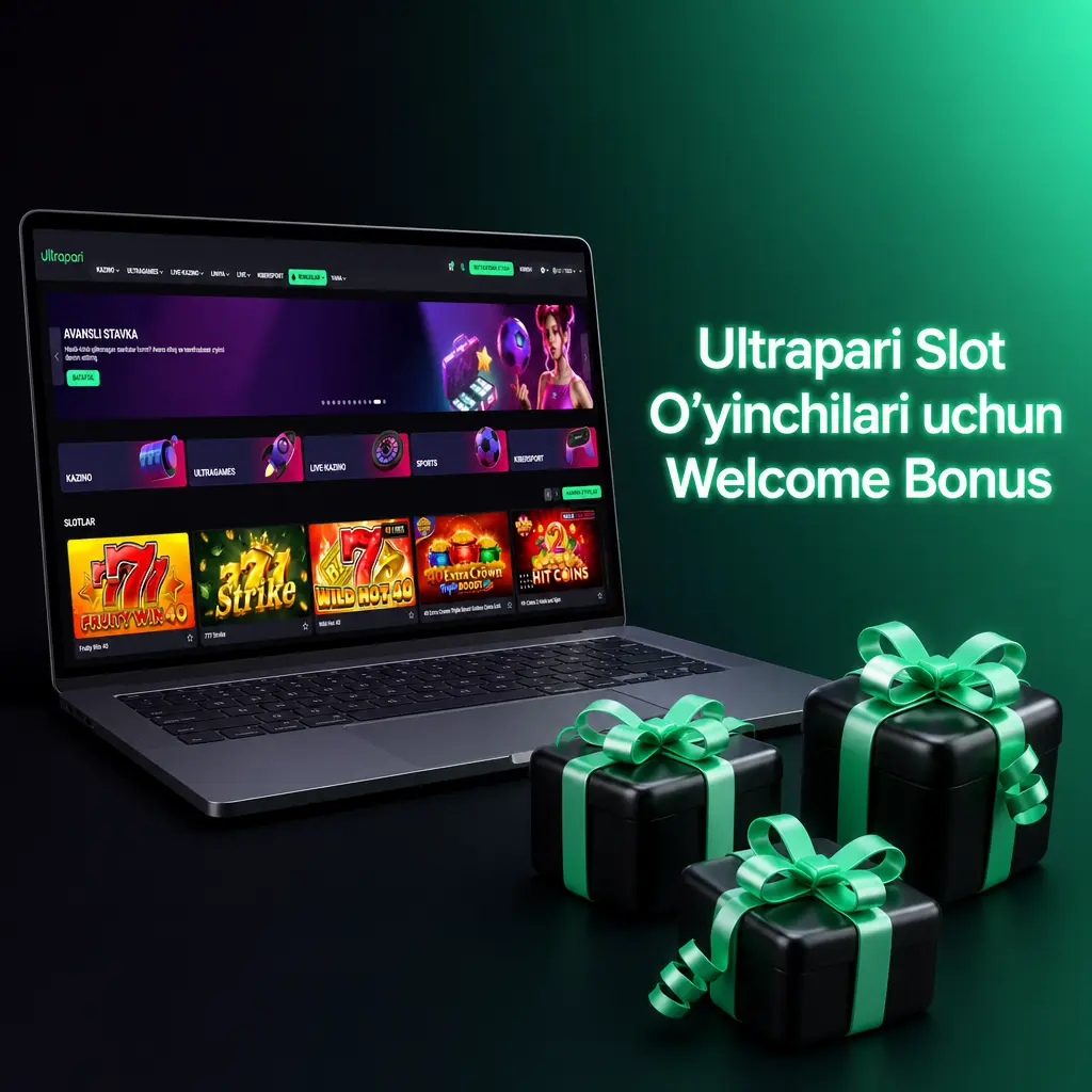 Ultrapari slot o'yinchilari uchun xush kelibsiz bonusi: birinchi depozitga 100% va 150 FS taklifi.